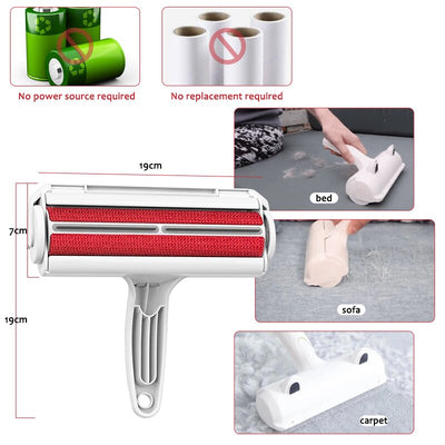 Pet Hair Remover Roller - Two Way Pet Hair Removal Tool