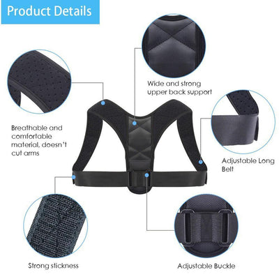 BodyWellness™ Posture Corrector (Adjustable to All Body)