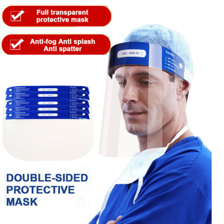 Full-Face Shield Protection Transparent Protective Safety